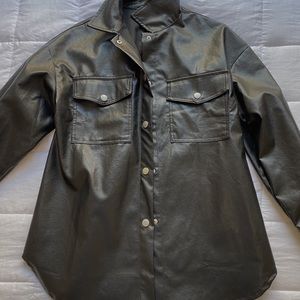 Shein Faux Leather Jacket